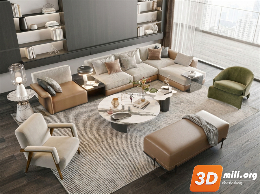 Sofa Minotti Skp Files 